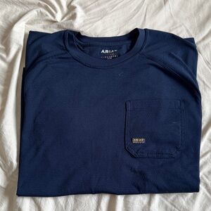 Ariat Men's Deep Blue Long Sleeve Tee